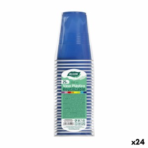 Mehrweg-Gläser-Set Algon Blau 24 Stück 250 ml (25 Stücke) |  Gläser...