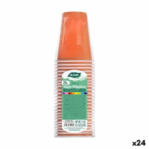 Mehrweg-Gläser-Set Algon Orange 24 Stück 250 ml (25 Stücke) |  Gläs...