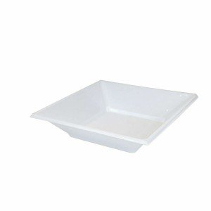Set of reusable plates Algon White Plastic (24 Units) |  Plates, pl...