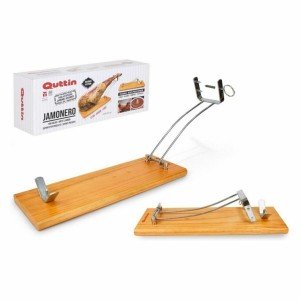 Support à jambon pliable Quttin (48,5 x 16,5 x 2,3cm) Bois 48,5 x 1...