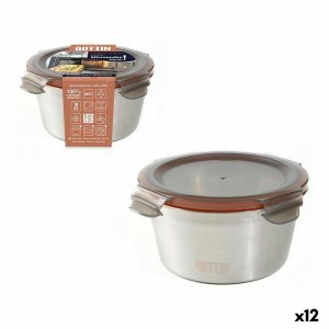 Lunchbox hermetisch Quttin kreisförmig Edelstahl Silberfarben Stahl...