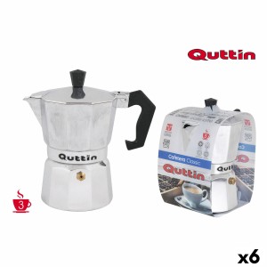 Italian Coffee Pot Quttin 105187 (6 Units) |  Coffee Makers and Cof...