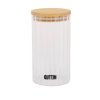 Transparent Glass Jar Quttin  9 x 16 cm 780 ml 9 x 16,5 cm (12 Unit...