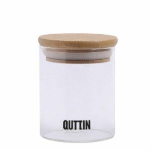 Transparent Glass Jar Quttin  6,5 x 9 cm Silicone 200 ml (24 Units)...