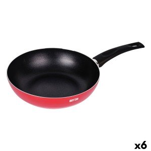 Wok Quttin Infinity Rouge 28,3 x 47 x 10 cm |  Poêles et casseroles...