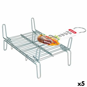 Grill Algon  Double Galvanised 20 x 25 cm (5 Units) |  Barbecues an...