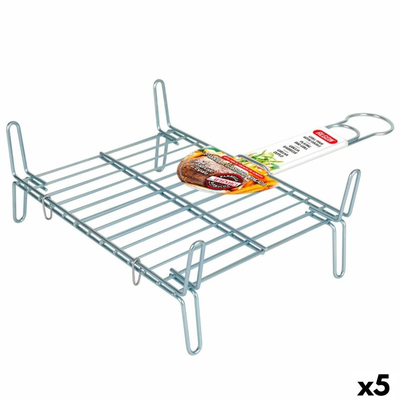Grill Algon  Double Galvanised 25 x 30 cm (5 Units) |  Barbecues an...