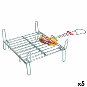 Grill Algon  Double Galvanised 25 x 25 cm (5 Units) |  Barbecues an...