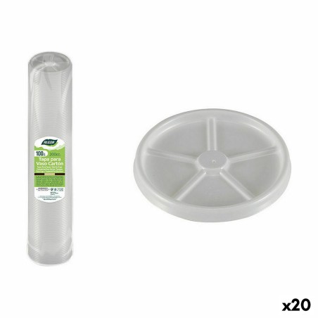 Deckelset für Gläser Algon Kaffee 100 Stücke 200 ml (20 Stück) |  G...