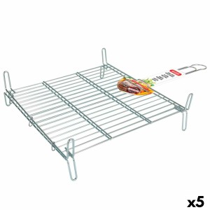 Grill Algon  Double Galvanised 45 x 45 cm (5 Units) |  Barbecues an...