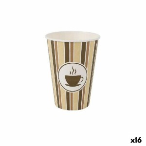 Set of glasses Algon Cardboard Coffee 40 Pieces 220 ml (16 Units) |...