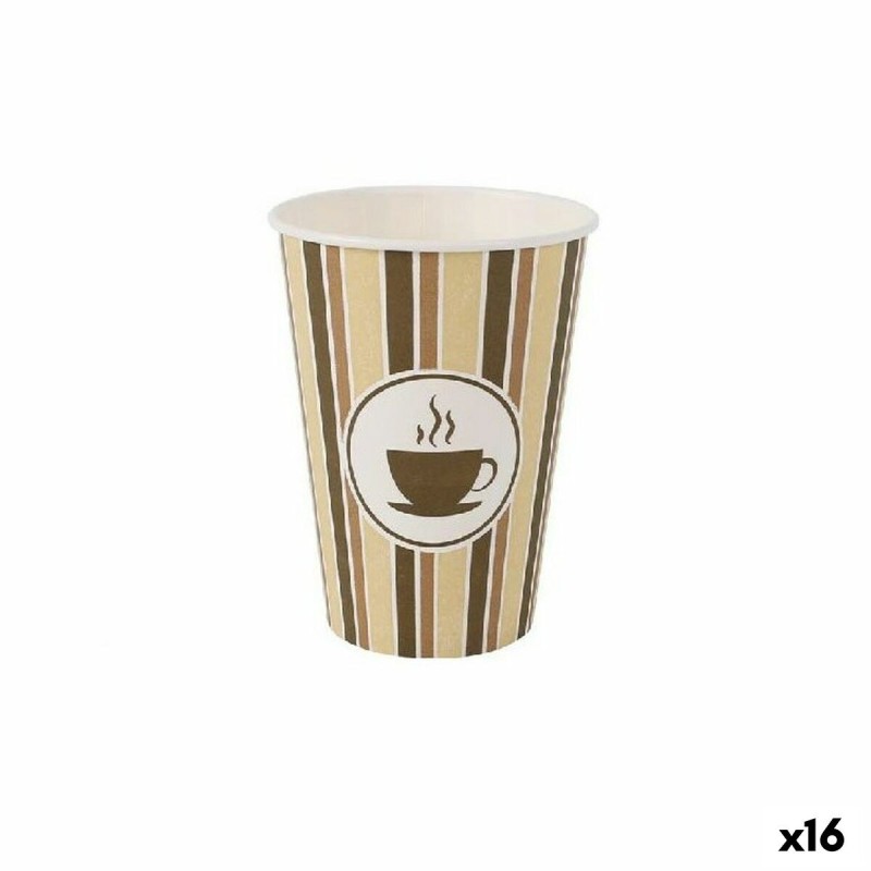 Gläserset Algon Pappe Kaffee 40 Stücke 220 ml (16 Stück) |  Gläser ...