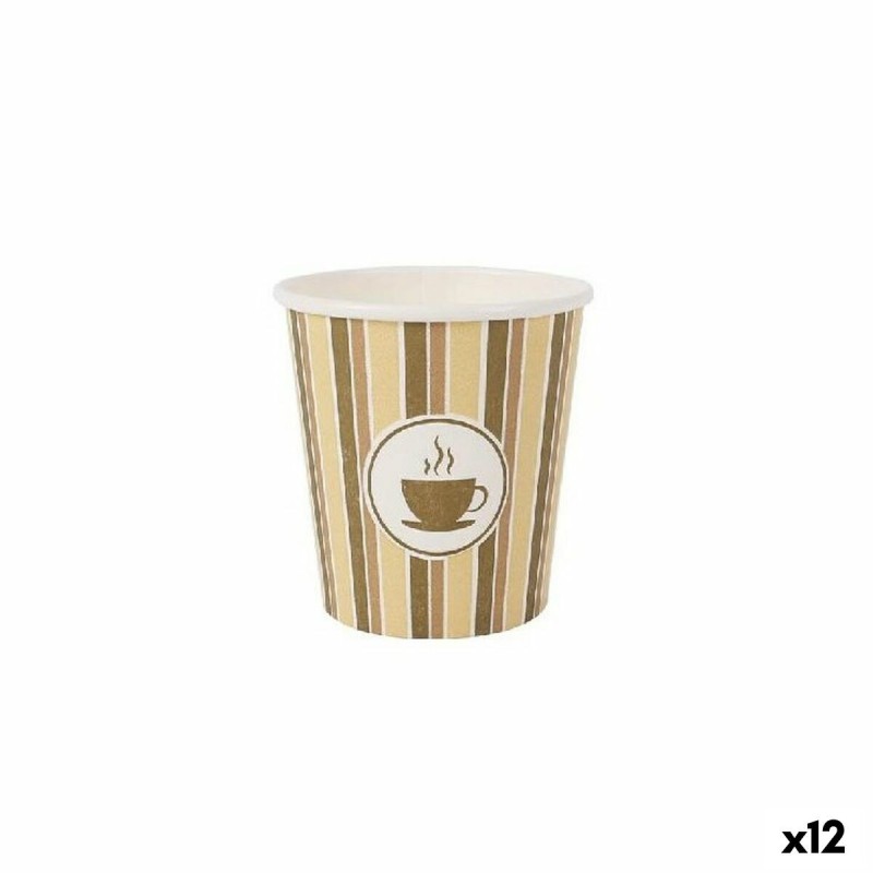 Set of glasses Algon Cardboard Coffee 50 Pieces 120 ml (12 Units) |...