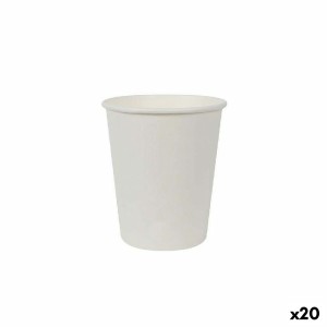 Gläserset Algon Pappe Weiß 30 Stücke 250 ml (20 Stück) |  Gläser un...