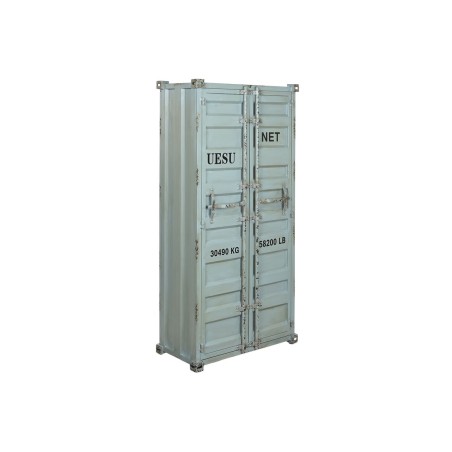 Flaschenregal Home ESPRIT türkis Metall Holz MDF 76,5 x 39,5 x 157,...