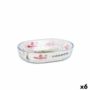 Ofenschüssel Quttin  Glas Oval 600 ml 17,6 x 12,7 x 4 cm (6 Stück) ...