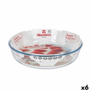 Plat de Four Quttin  verre 2,3 L ø 26 x 5,9 cm (6 Unités) |  Assiet...