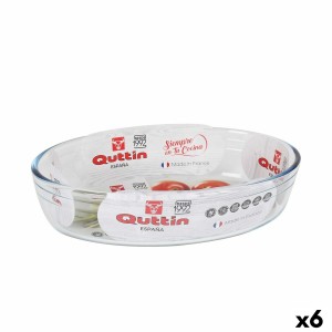 Ofenschüssel Quttin  Glas Oval 1,8 L 26,2 x 17,8 x 6,1 cm (6 Stück)...