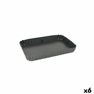 Springform Pan Quttin Rectangular 27,3 x 20 x 3 cm (6 Units) |  Dec...