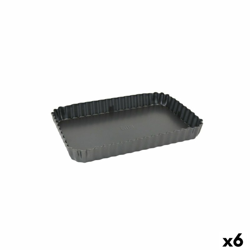 Springform Pan Quttin Rectangular 27,3 x 20 x 3 cm (6 Units) | Dec... Springform Pan Quttin Rectangular 27,3 x 20 x 3 cm (6 Units) | Dec...