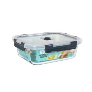 Lunchbox hermetisch Quttin rechteckig 1L 21 x 16,1 x 6,9 cm (6 Stüc...