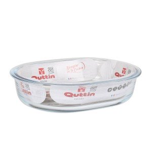 Plat de Four Quttin  verre Oblongue 1,5 L 23,7 x 18,8 cm (6 Unités)...