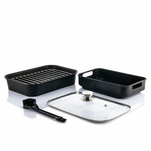 Heißluftfritteuse mit Grill, Zubehör und Rezeptbuch InnovaGoods Fry...