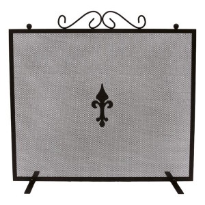Fireplace Protector EDM 85756 Black 67,3 x 0,8 x 61 cm |  Barbecues...