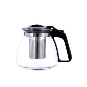 Teapot Quid Serenia Transparent Glass Stainless steel 900 ml |  Gla...