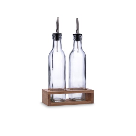 Öl- und Essig-Set Quid Naturalia Durchsichtig Glas 260 ml |  Gewürz...