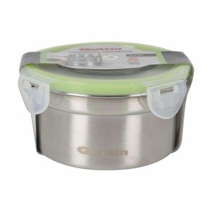Lunchbox hermetisch Quttin kreisförmig 300 ml Edelstahl (12 Stück) ...