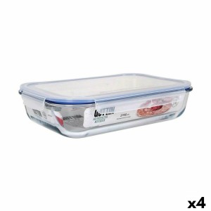 Lunchbox hermetisch Quttin  rechteckig 3,7 L 36 x 24,8 x 8,1 cm (4 ...