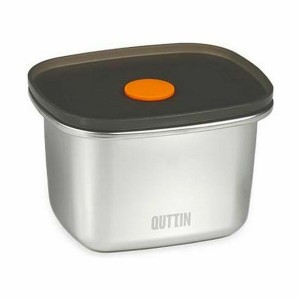 Boîte à lunch hermétique Quttin Acier inoxydable Rectangulaire 450 ...