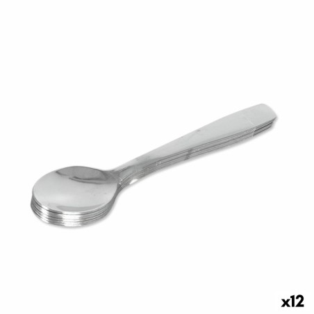 Teelöffel Quttin Madrid Tee Silberfarben 6 Stücke 12 Stück |  Messe...
