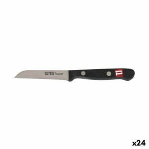 Peeler Knife Quttin Sybarite Black Silver 8 cm (24 Units) |  Knives...