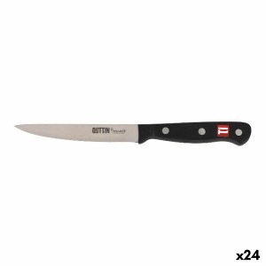 Gemüseschälmesser Quttin Schwarz Silberfarben 12 cm (24 Stück) |  M...