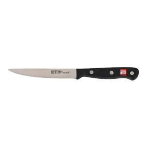Gemüseschälmesser Quttin Schwarz Silberfarben 12 cm (24 Stück) |  M...
