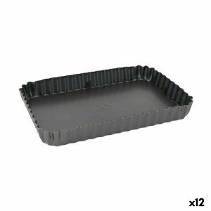 Kuchenspringform Quttin Schwarz Kohlenstoffstahl 25,5 x 17,2 x 3 cm...