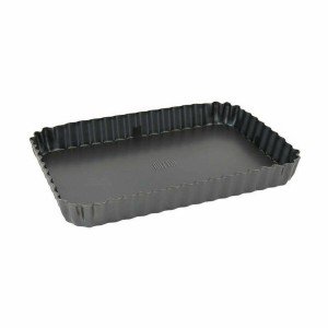 Kuchenspringform Quttin Schwarz Kohlenstoffstahl 25,5 x 17,2 x 3 cm...