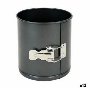 Kuchenspringform Quttin Kohlenstoffstahl Schwarz 14 x 12 cm (12 Stü...