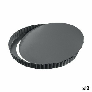 Kuchenspringform Quttin Schwarz Kohlenstoffstahl 32 x 2,8 cm (12 St...