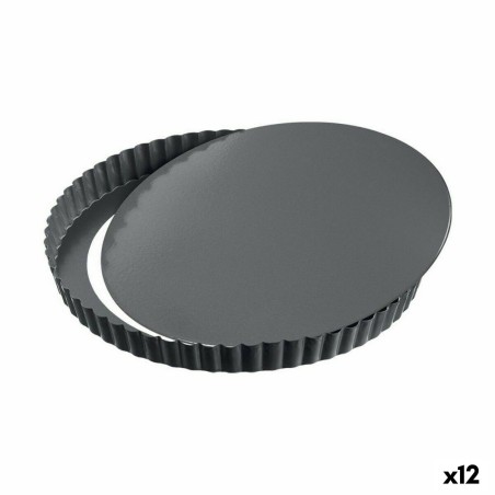 Springform Pan Quttin Black Carbon steel 32 x 2,8 cm (12 Units) |  ...