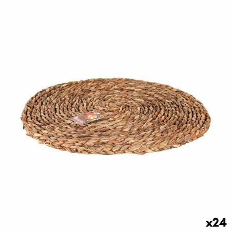 Table Mat Privilege Brown Ø 40 cm wicker (24 Units) |  Coasters, pl...
