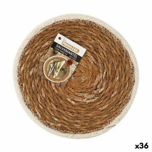Untersetzer Privilege Seetang Braun Mit Einfassung Ø 20 cm (36 Stüc...