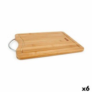 Planche à découper Quttin Marron Argenté Bambou 39,5 x 30 x 1,5 cm ...