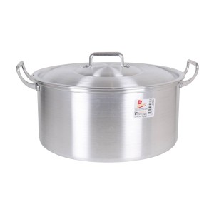 Casserole avec Couvercle Aluminium 43 x 36 x 16 cm (3 Unités) |  Po...