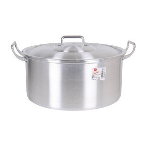 Topf mit Deckel Aluminium 43 x 36 x 16 cm (3 Stück) |  Pfannen und ...