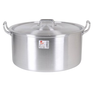 Casserole avec Couvercle Aluminium 49 x 41 x 24 cm (2 Unités) |  Po...