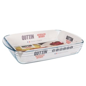 Ofenschüssel Quttin  Durchsichtig Glas rechteckig 5 L 40,2 x 26,4 x...