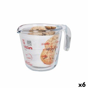 Pichet gradué Quttin Transparent 500 ml verre (6 Unités) |  Verres ...